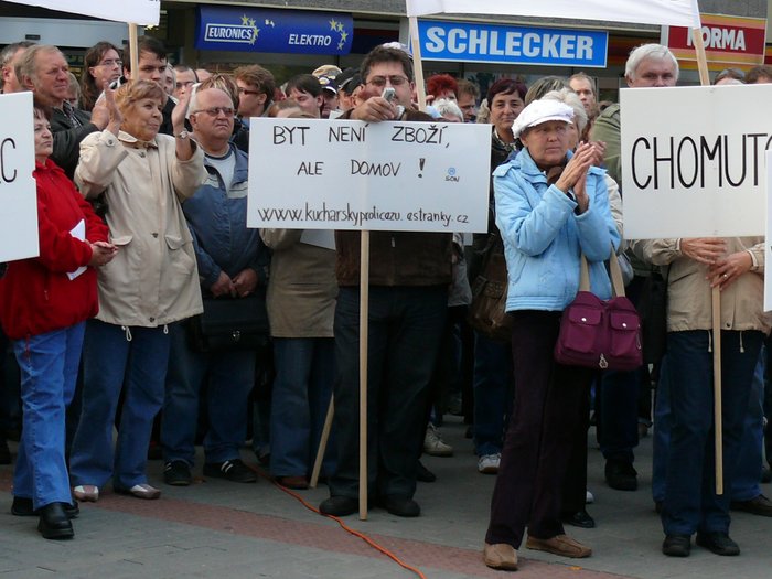 Demonstrace v Chomutově 79