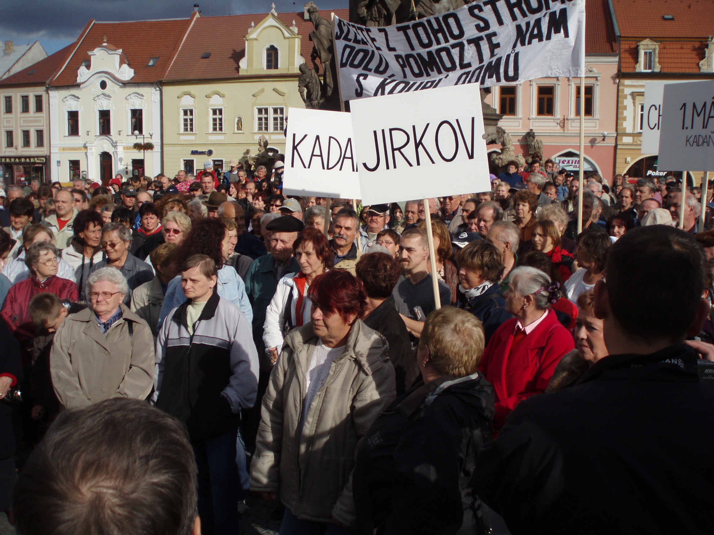 Demonstrace-Kadaň