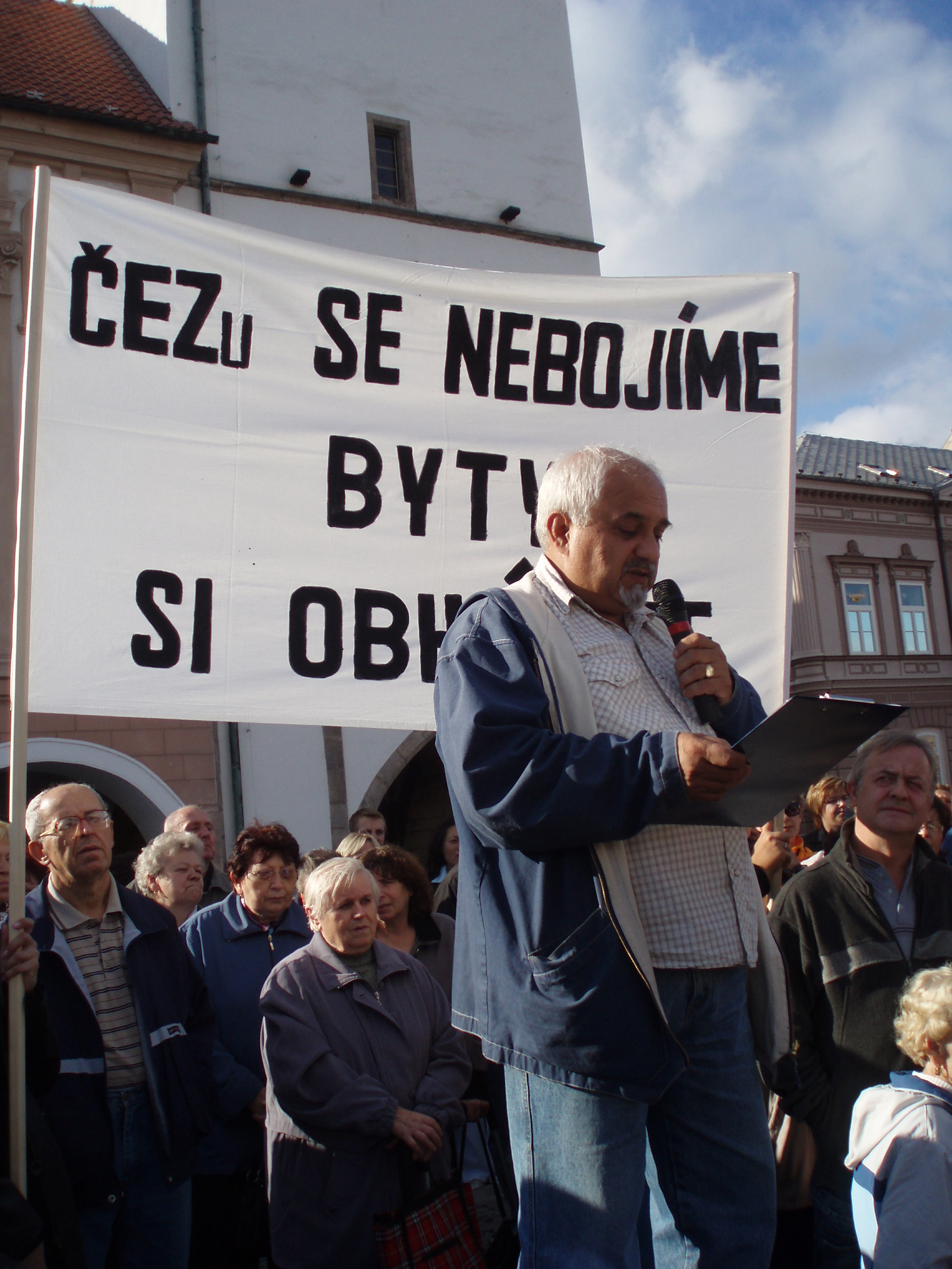 Demonstrace-Kadaň, 2.10.08