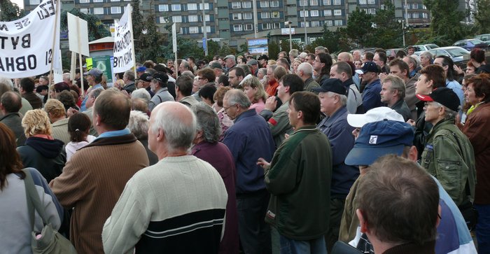 Demonstrace v Chomutově 74